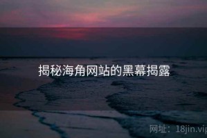 揭秘海角网站的黑幕揭露