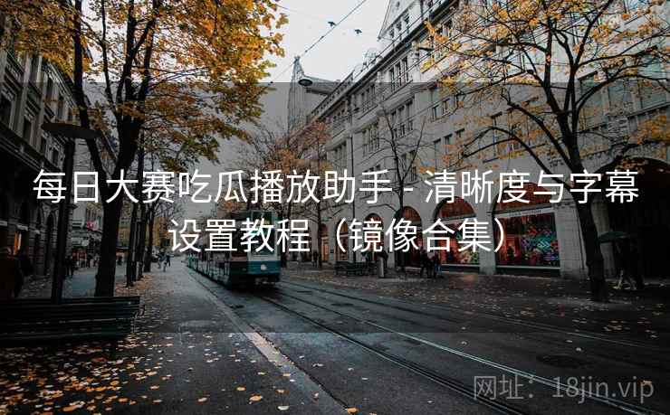 每日大赛吃瓜播放助手 - 清晰度与字幕设置教程（镜像合集）